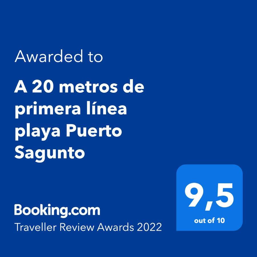 A 20 Metros De Primera Linea Playa Puerto Sagunto Ascensor Wifi Екстер'єр фото
